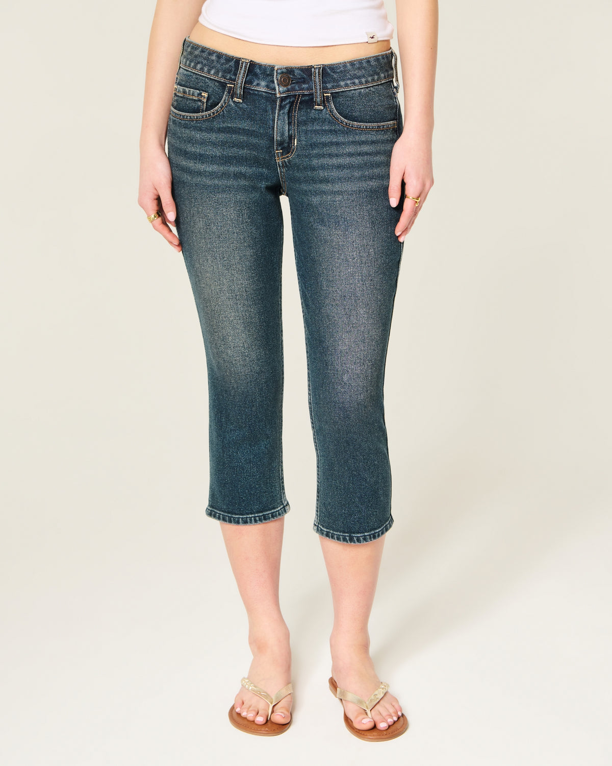 Hollister Low-Rise Capri Jeans