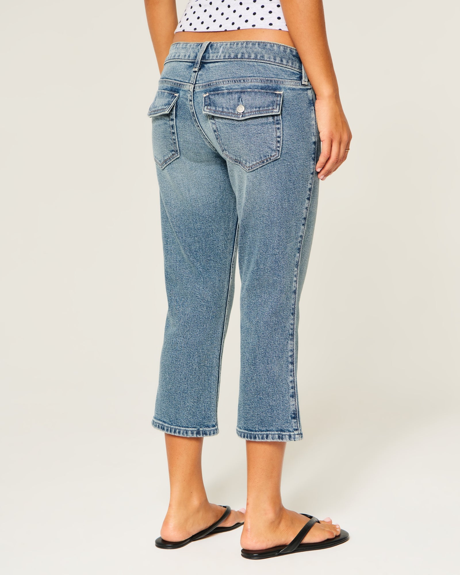 Hollister Low-Rise Capri Jeans