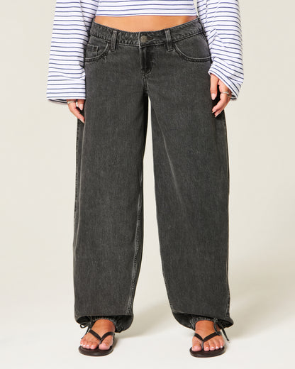 Hollister Ultra Low-Rise Balloon Jeans