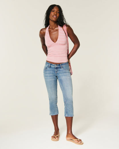 Hollister Ultra Low-Rise Capri Jeans