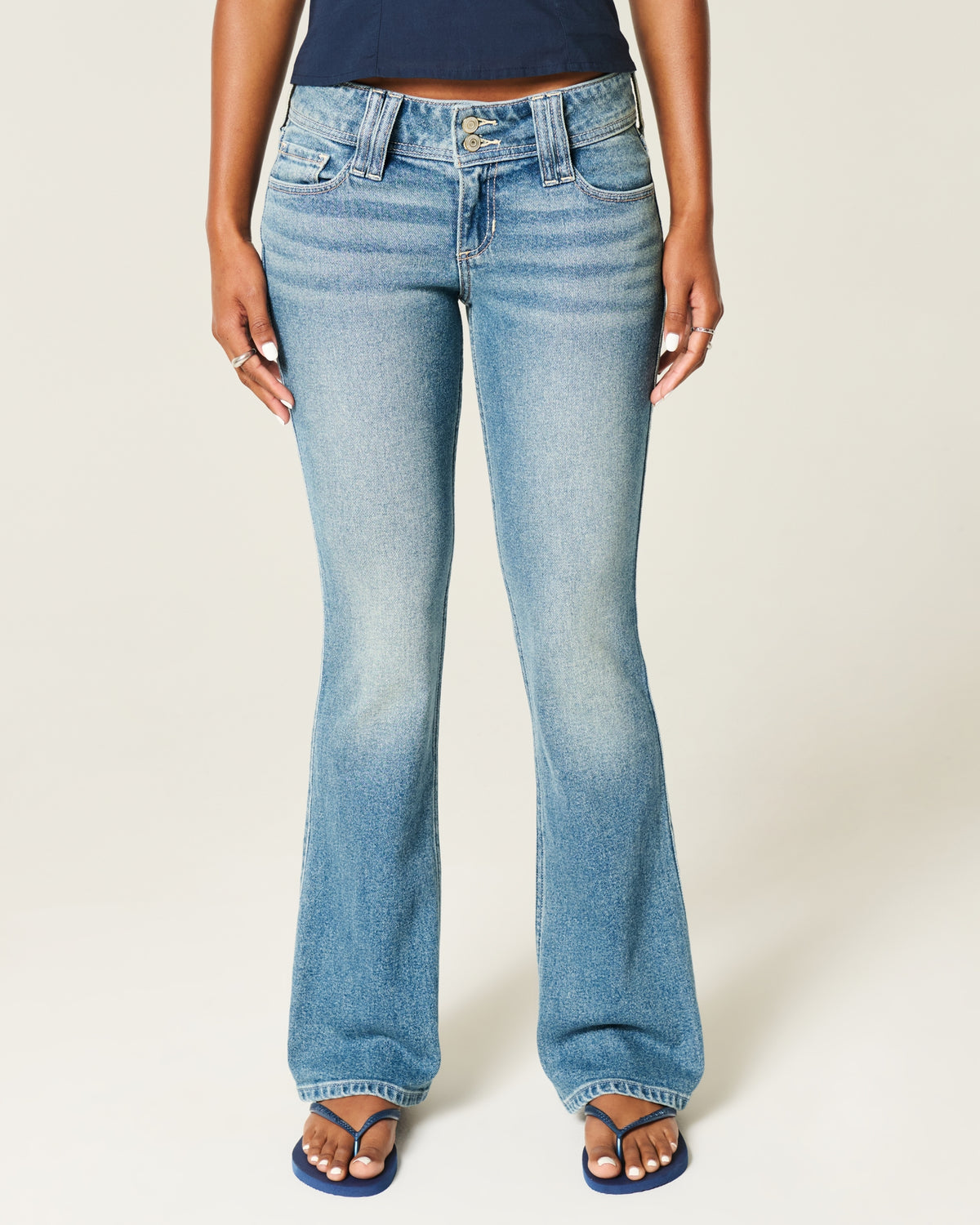 Hollister Low-Rise Bootcut Jeans