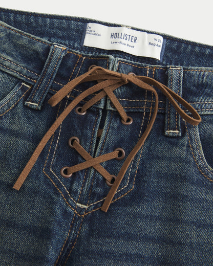 Hollister Low-Rise Bootcut Jeans