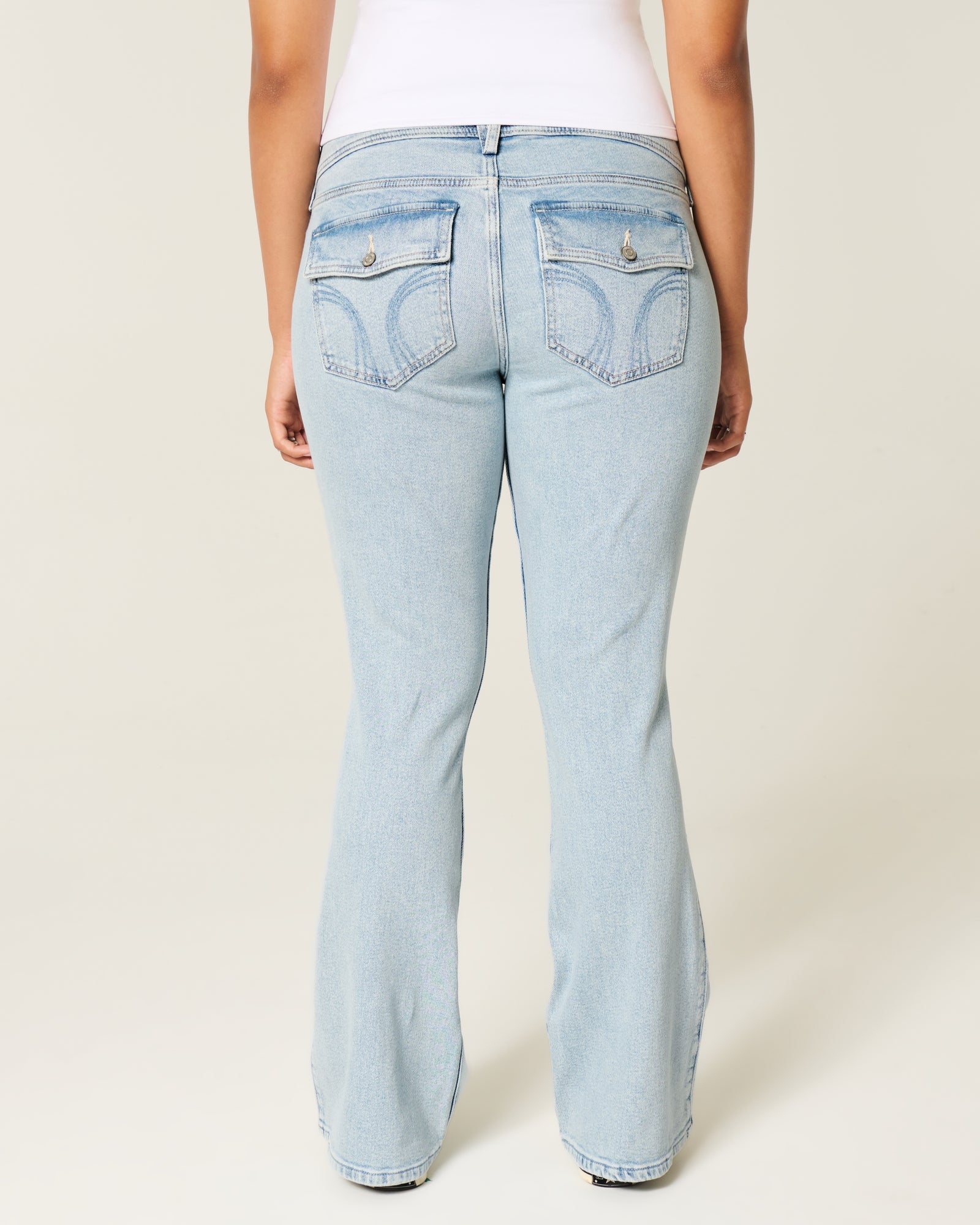 Hollister Low-Rise Bootcut Jeans