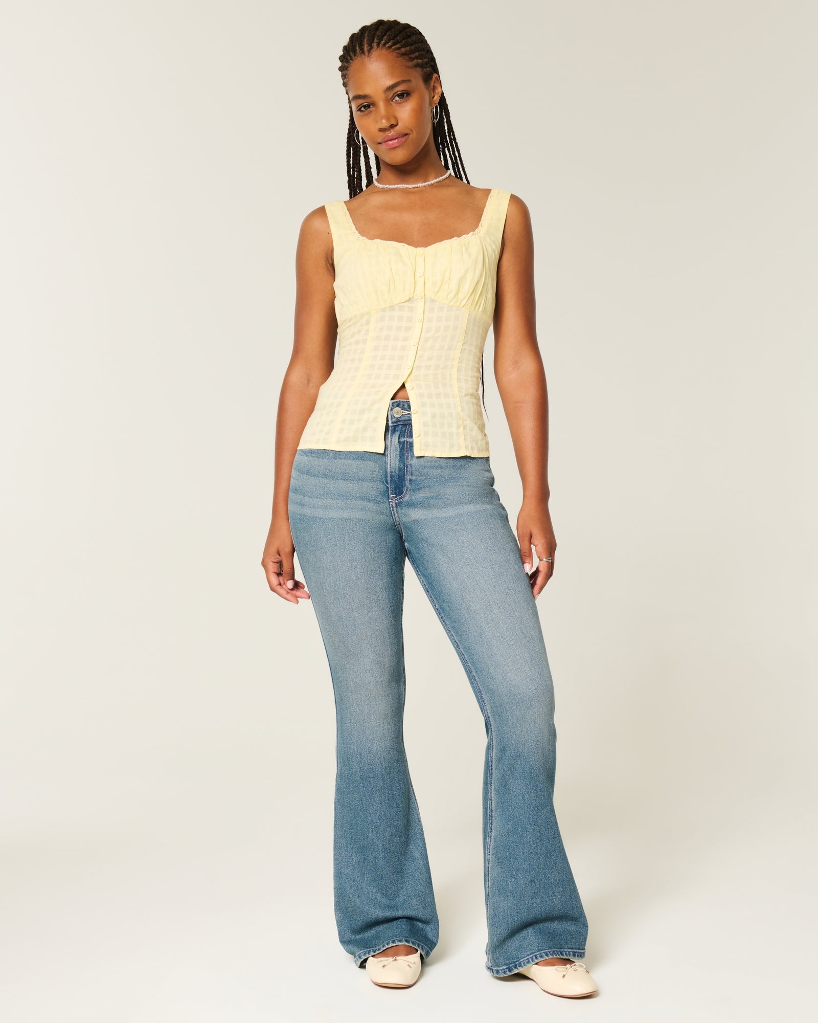 Hollister Curvy High-Rise Flare Jeans