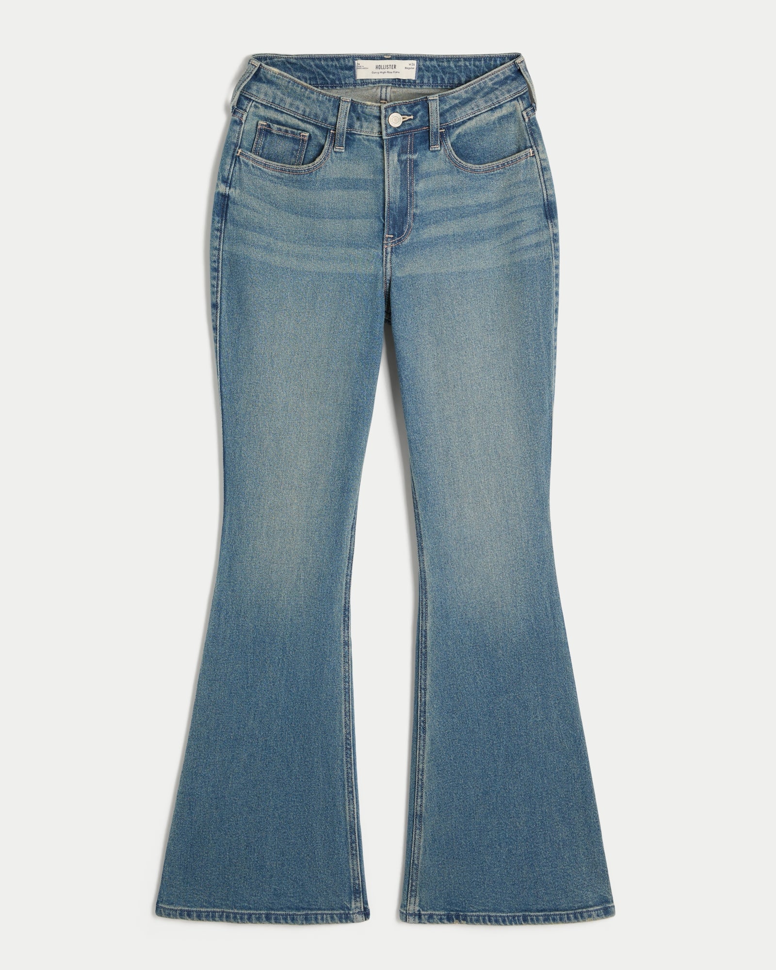 Hollister Curvy High-Rise Flare Jeans