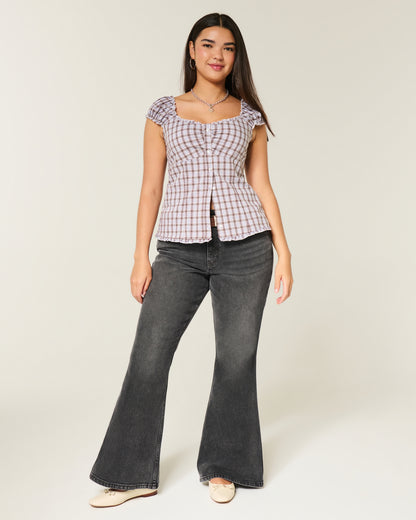 Hollister Curvy High-Rise Flare Jeans
