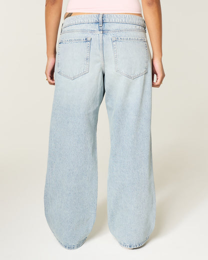 Hollister Ultra Low-Rise Baggy Jeans