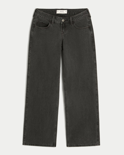 Hollister Ultra Low-Rise Baggy Jeans