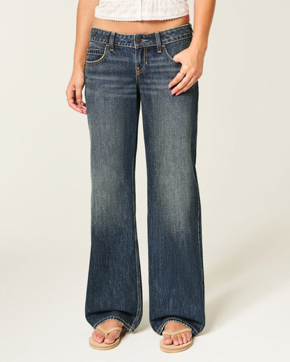 Hollister Ultra Low-Rise Baggy Jeans