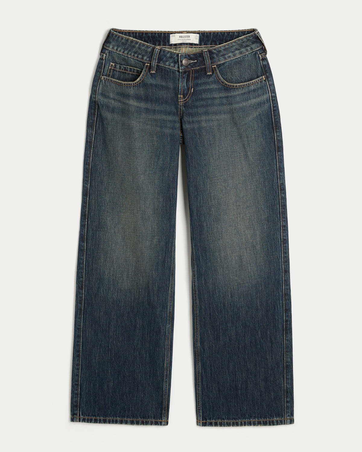 Hollister Ultra Low-Rise Baggy Jeans