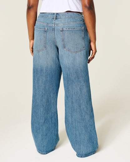 Hollister Ultra Low-Rise Baggy Jeans