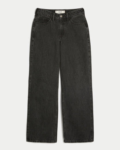 Hollister Curvy High-Rise Baggy Jeans