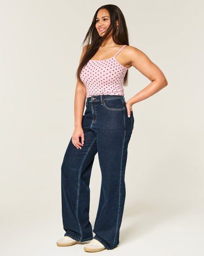 Hollister Curvy High-Rise Baggy Jeans