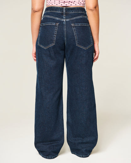 Hollister Curvy High-Rise Baggy Jeans