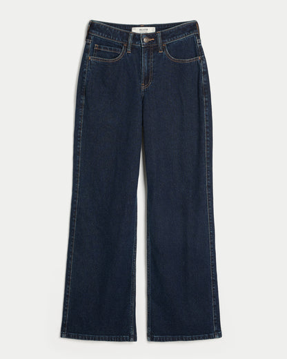 Hollister Curvy High-Rise Baggy Jeans