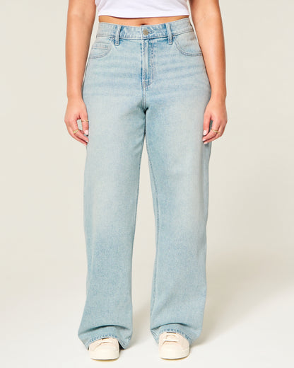 Hollister Curvy High-Rise Baggy Jeans