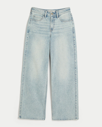 Hollister Curvy High-Rise Baggy Jeans