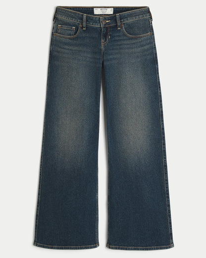 Hollister Ultra Low-Rise Wide-Leg Jeans