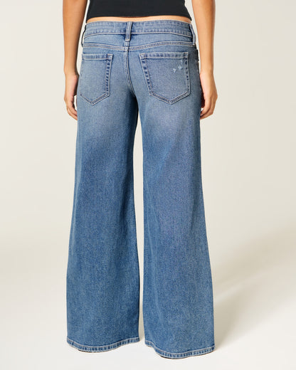 Hollister Ultra Low-Rise Wide-Leg Jeans