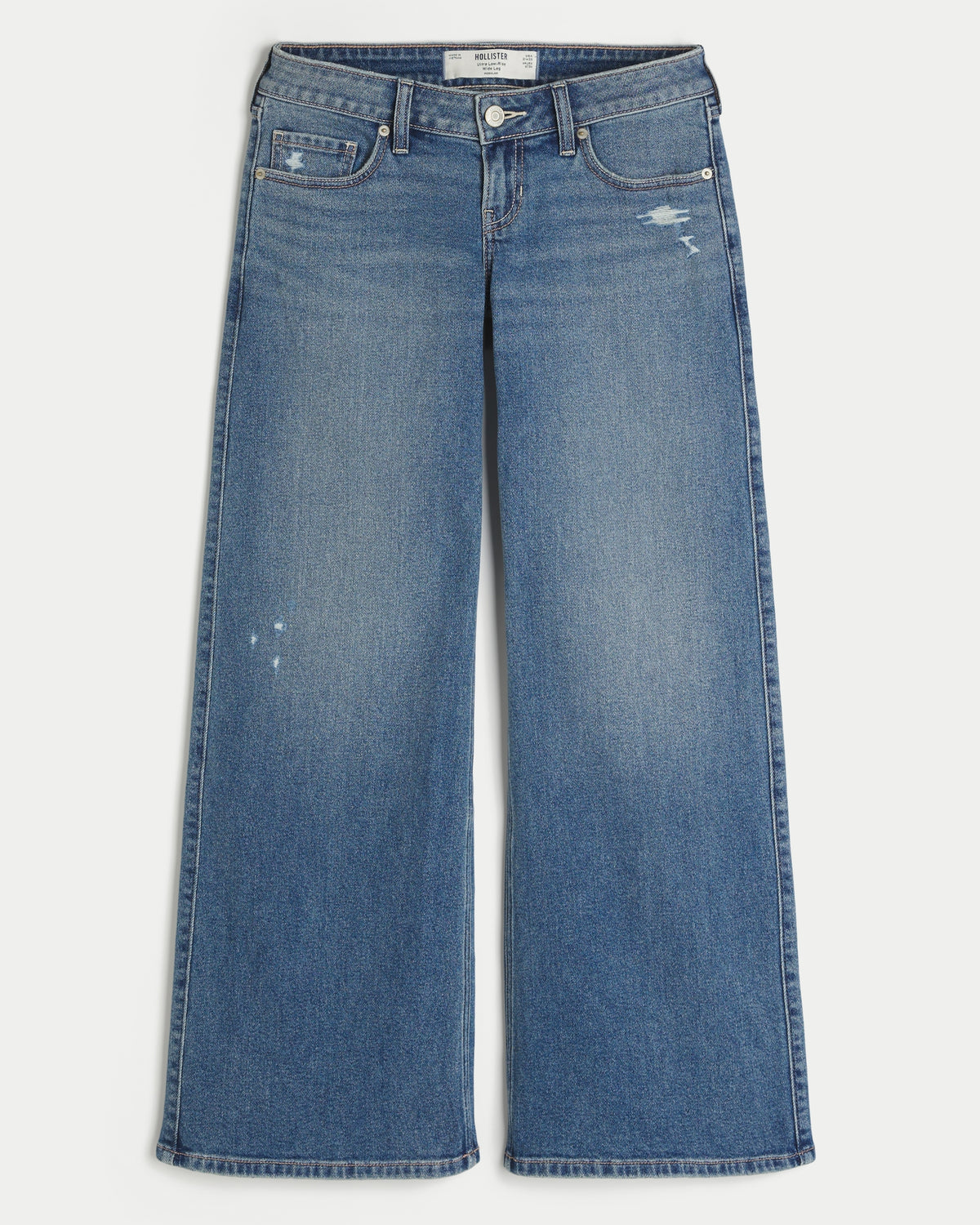 Hollister Ultra Low-Rise Wide-Leg Jeans
