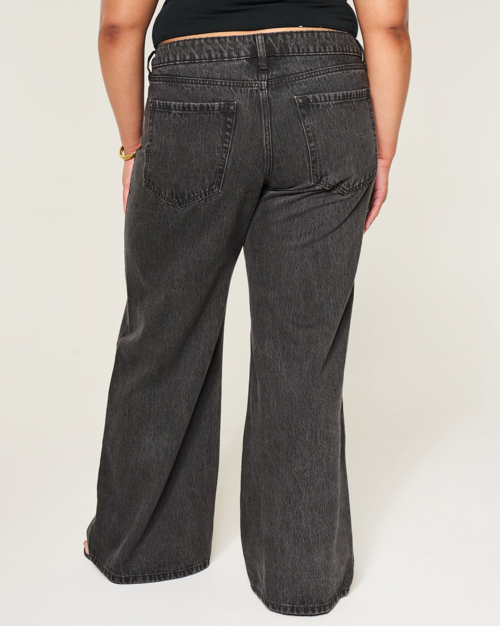 Hollister Ultra Low-Rise Wide-Leg Jeans