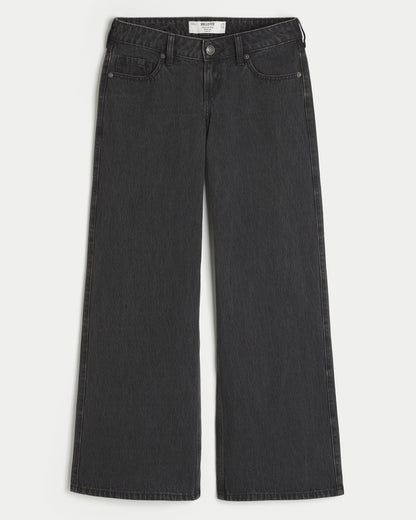 Hollister Ultra Low-Rise Wide-Leg Jeans