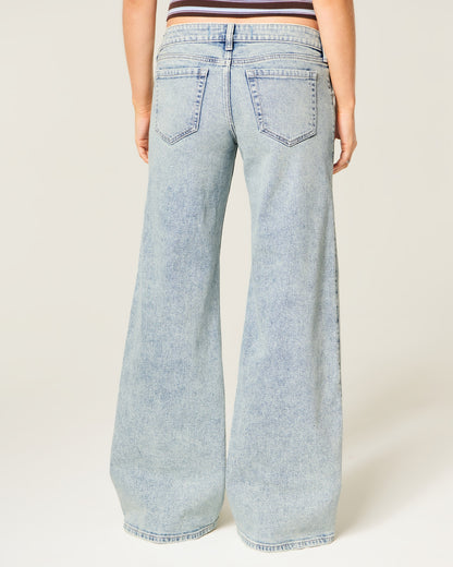 Hollister Ultra Low-Rise Wide-Leg Jeans