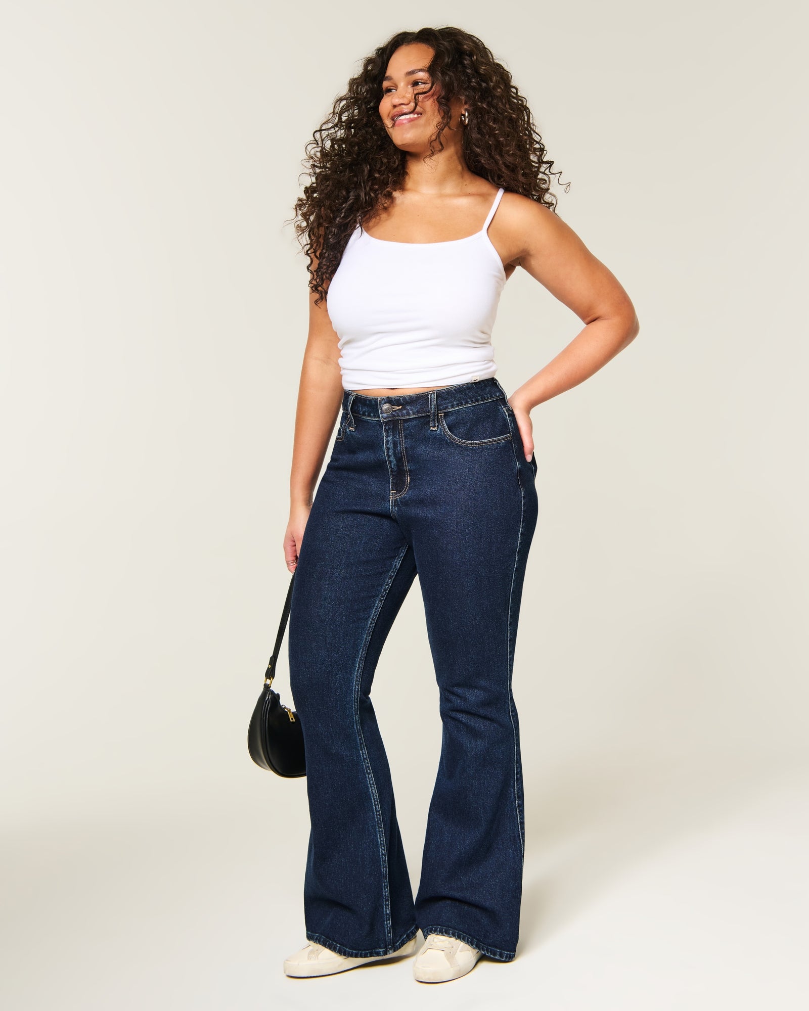 Hollister Curvy High-Rise Flare Jeans