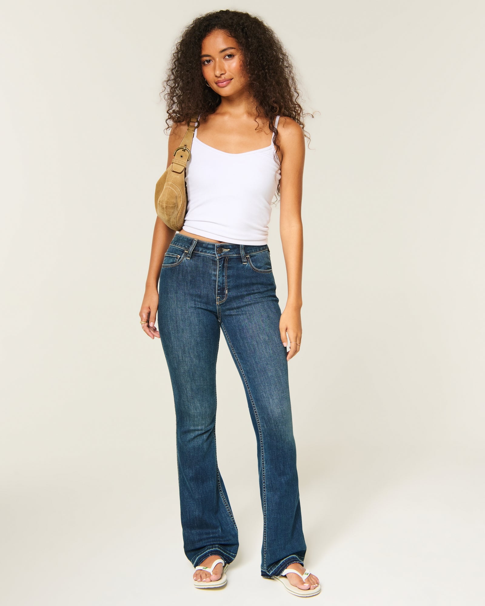 Hollister Curvy High-Rise Bootcut Jeans