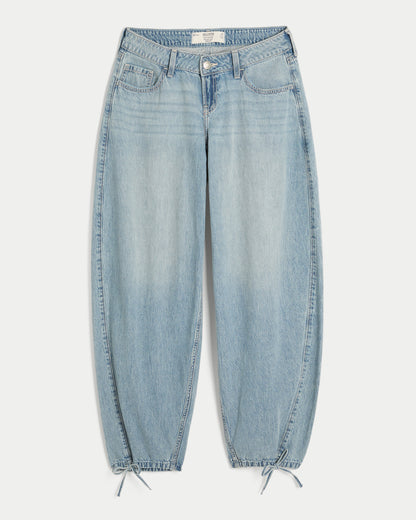 Hollister Ultra Low-Rise Balloon Jeans