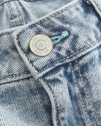 Hollister Low-Rise Distressed Dad Jeans