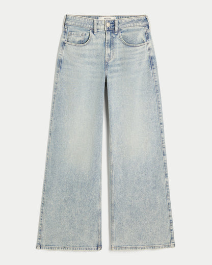 Hollister High-Rise Wide-Leg Jeans