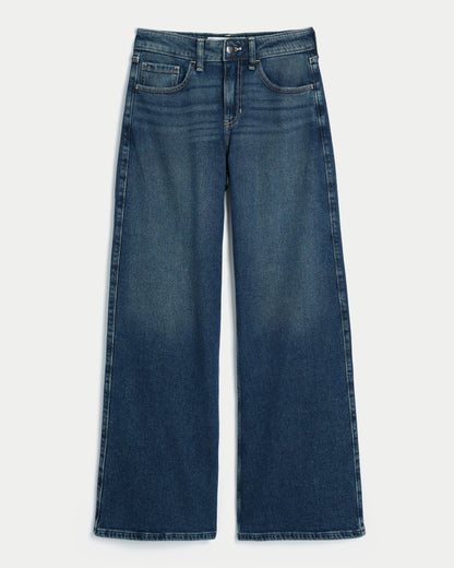 Hollister High-Rise Wide-Leg Jeans