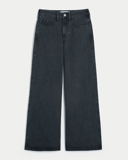Hollister High-Rise Wide-Leg Jeans