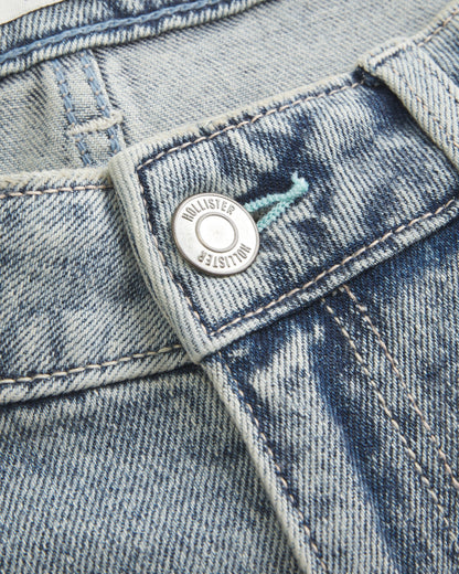 Hollister Low-Rise Distressed Dad Jeans