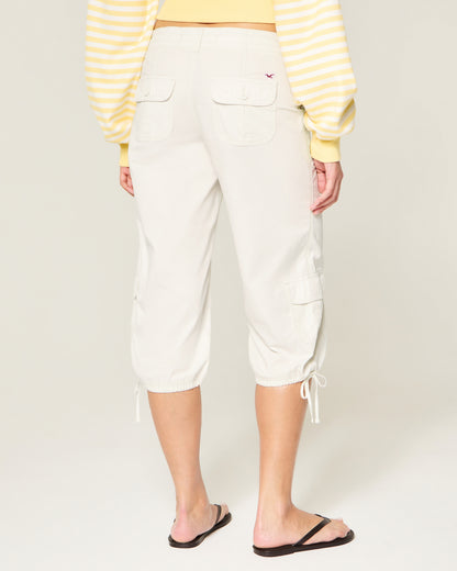 Hollister Ultra Low-Rise Baggy Capri Pants