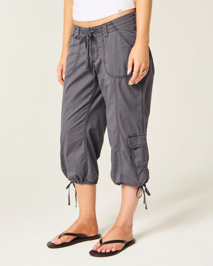Hollister Ultra Low-Rise Baggy Capri Pants