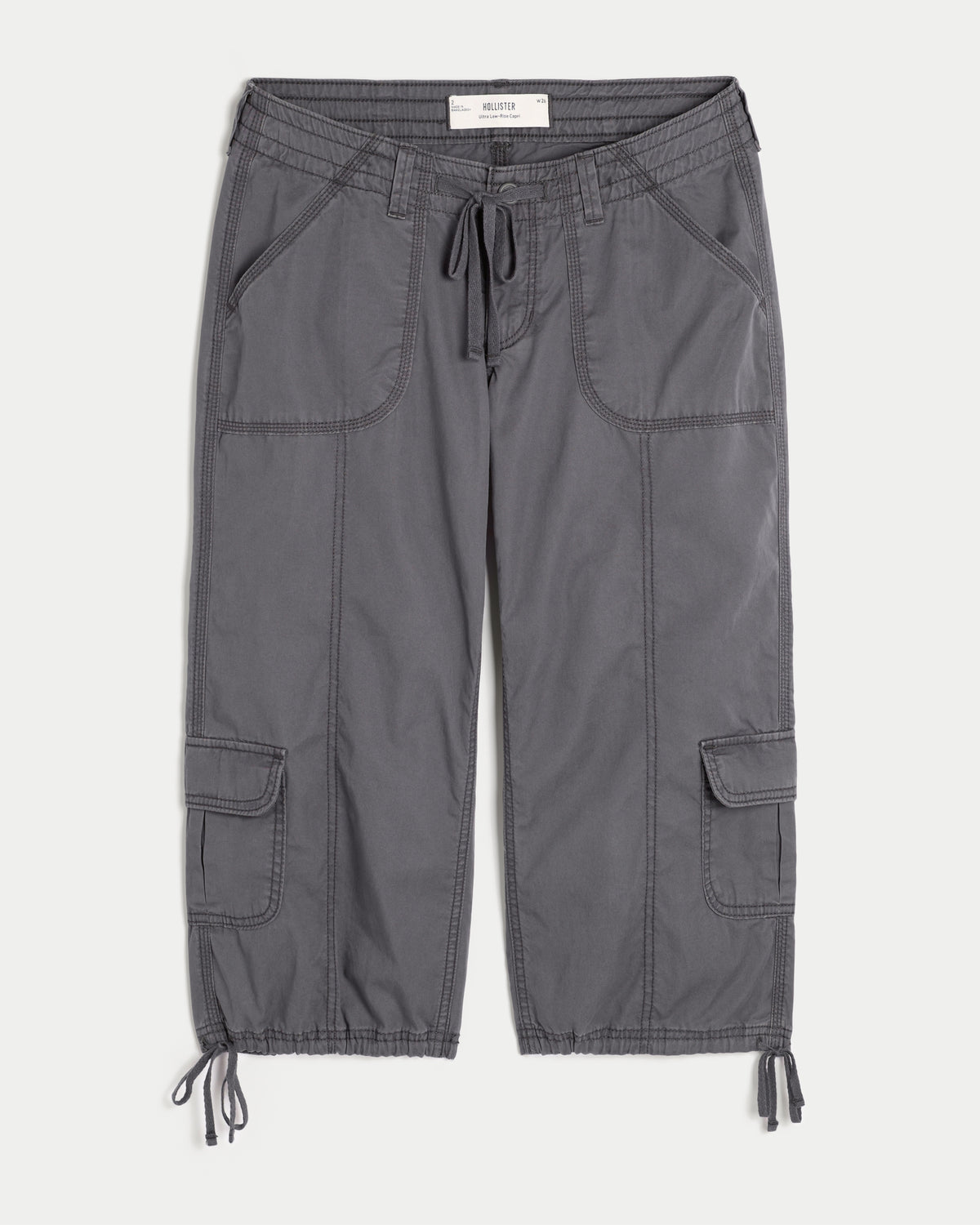 Hollister Ultra Low-Rise Baggy Capri Pants