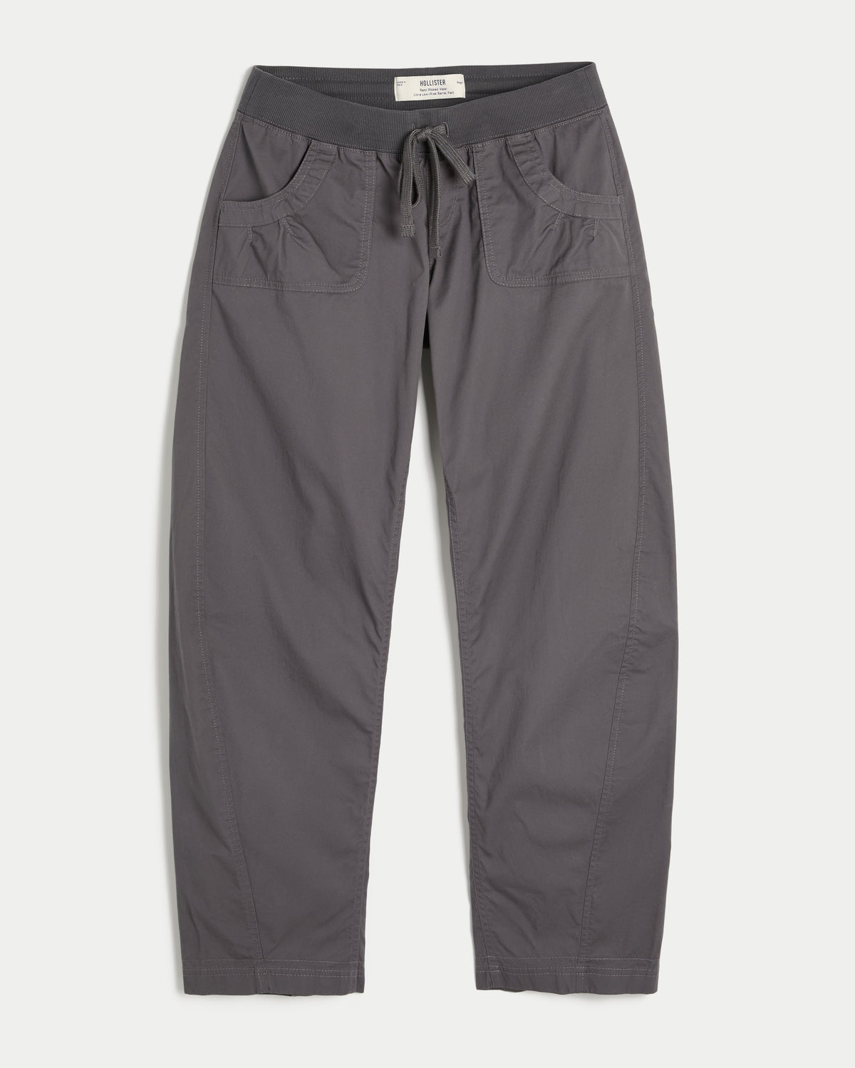 Hollister Hollister Remi Ultra Low-Rise Poplin Baggy Cinch Pants