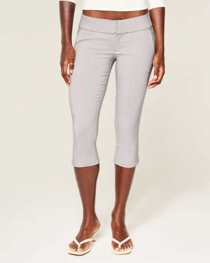 Hollister Low-Rise Menswear Capri Pants