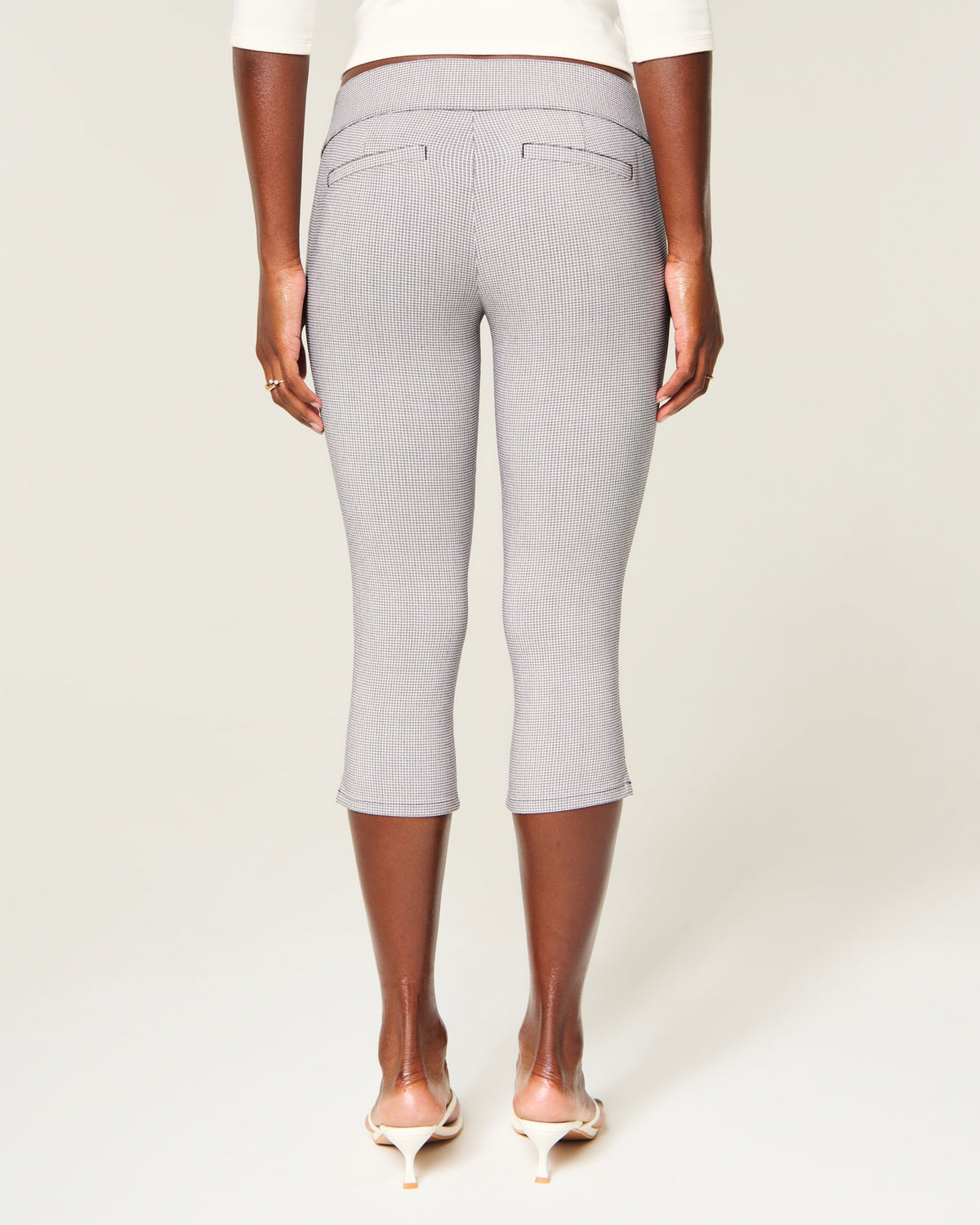 Hollister Low-Rise Menswear Capri Pants