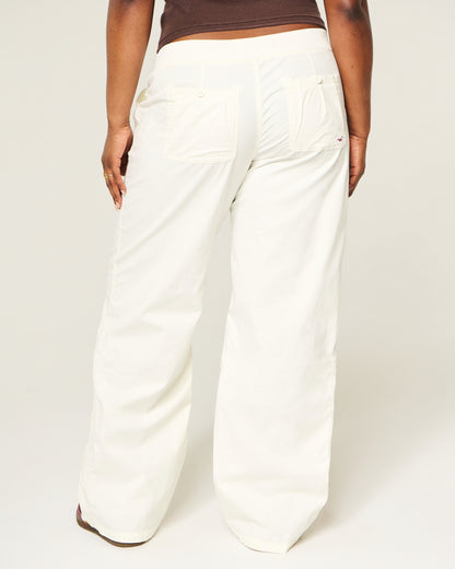 Hollister Hollister Remi Ultra Low-Rise Poplin Pull-On Pants