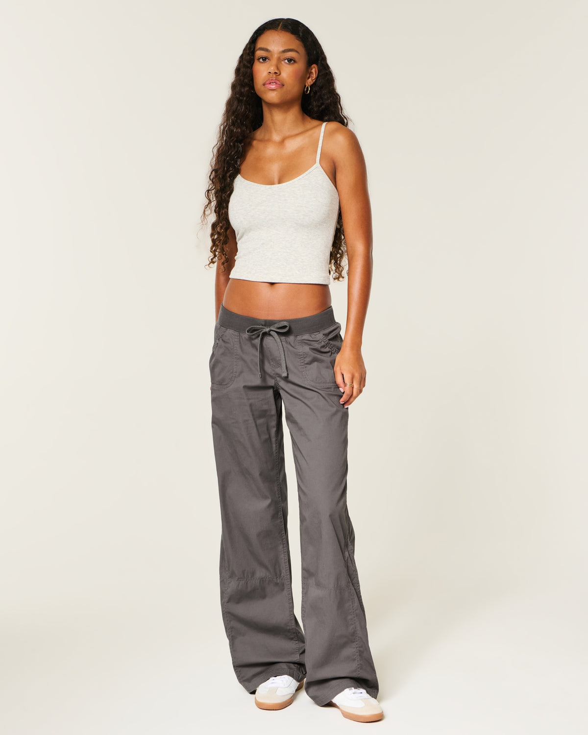 Hollister Hollister Remi Ultra Low-Rise Poplin Pull-On Pants