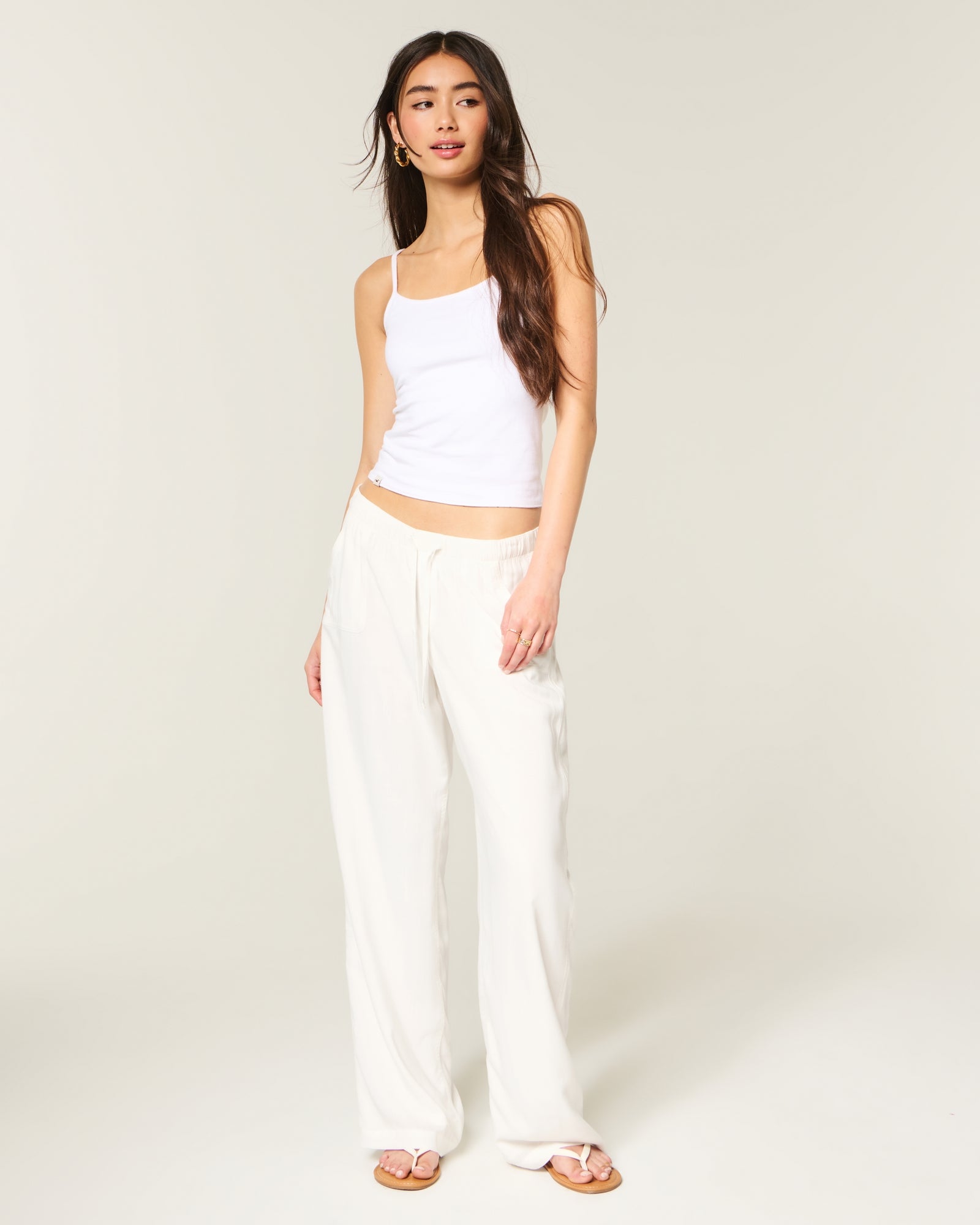 Hollister Pull-On Slub Pants