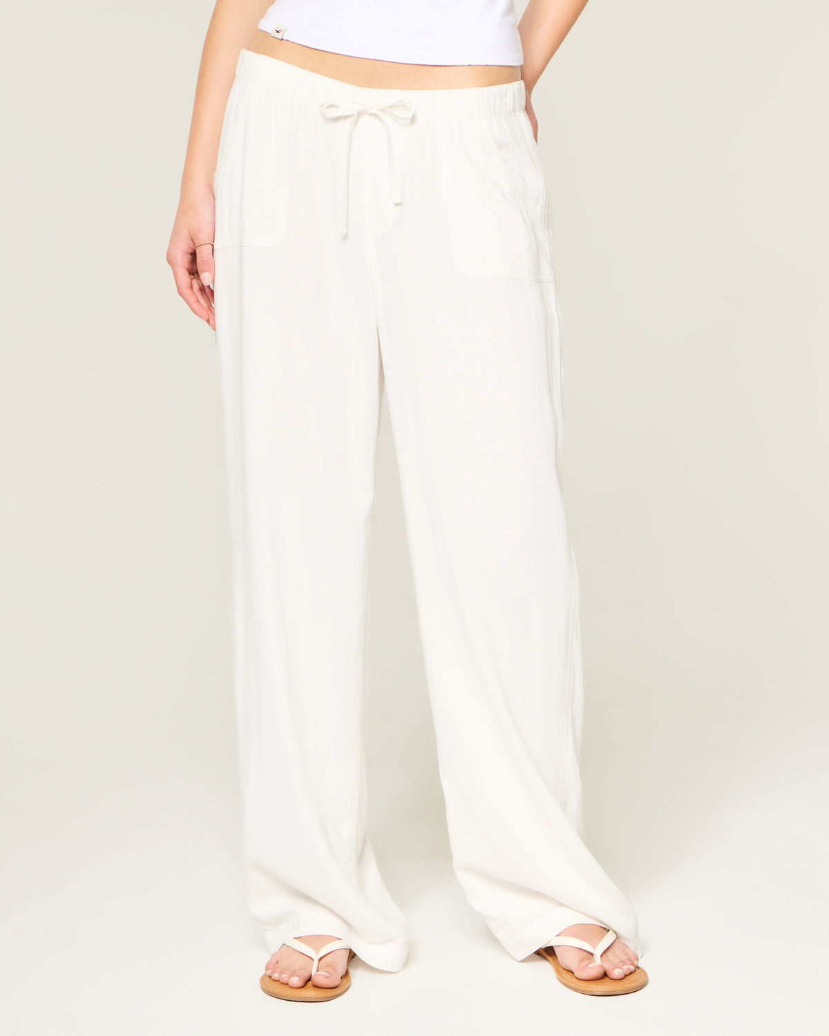 Hollister Pull-On Slub Pants
