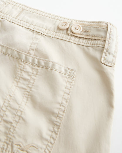 Hollister Hollister Andi Adjustable Waist Ultra Low-Rise Baggy Satin Trim Pants