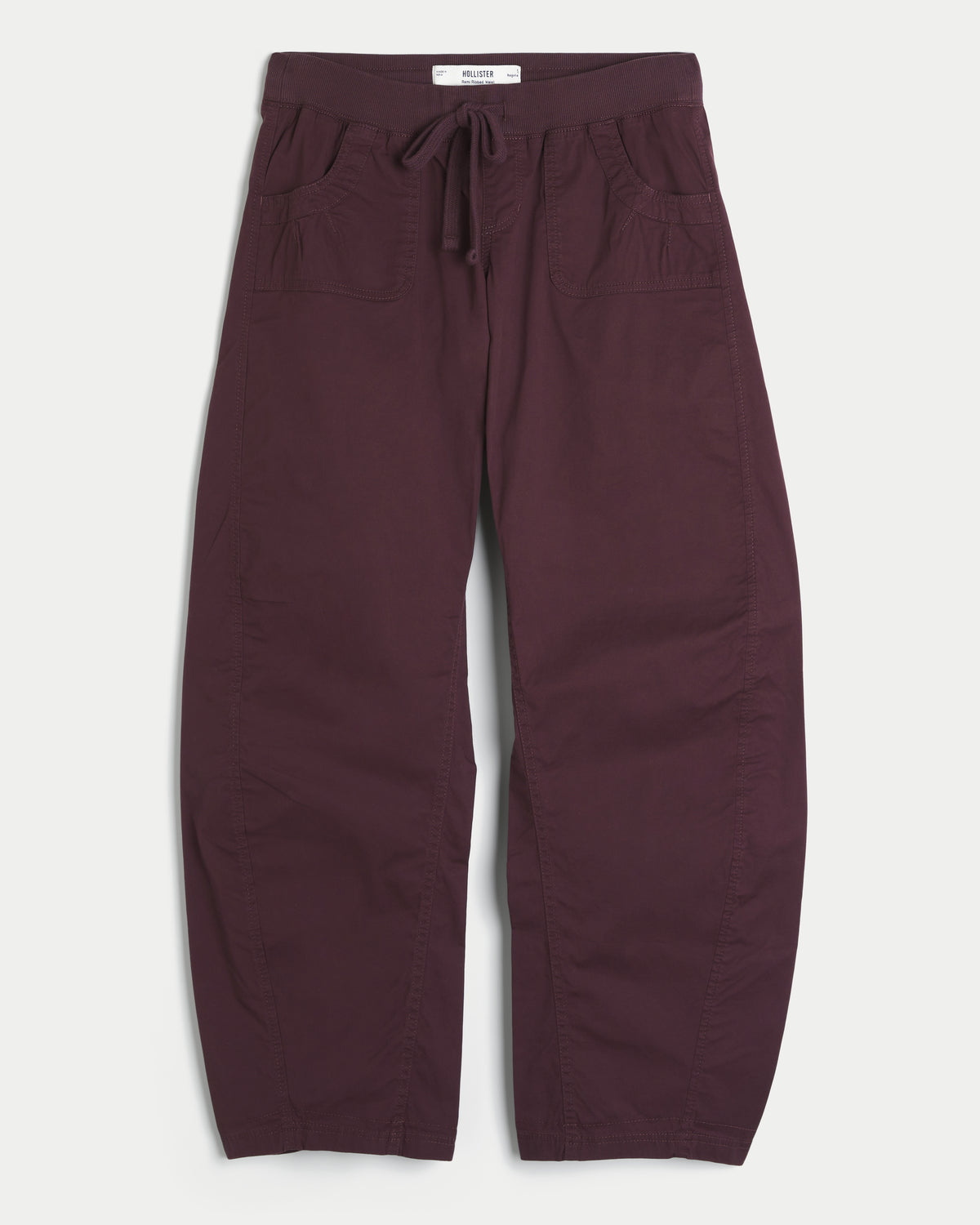 Hollister Hollister Remi Ultra Low-Rise Poplin Baggy Cinch Pants