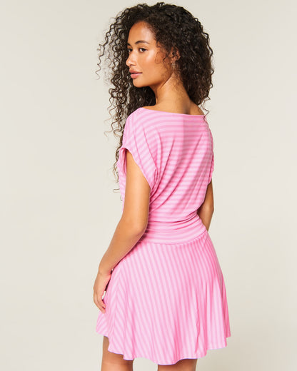 Hollister Off-the-Shoulder Knit Mini Dress