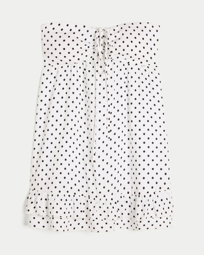 Hollister Strapless Ruffle Mini Dress
