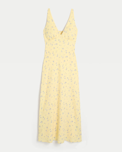 Hollister Crepe Maxi Dress